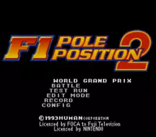 Image n° 1 - screenshots  : F1 Pole Position 2